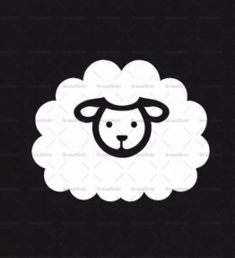 Flauschiges weißes Schaf